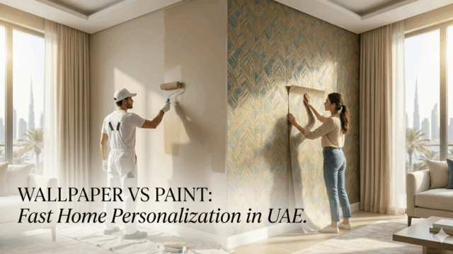 wallpaper vs painting in uae